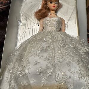 Elegant White Bridal Doll